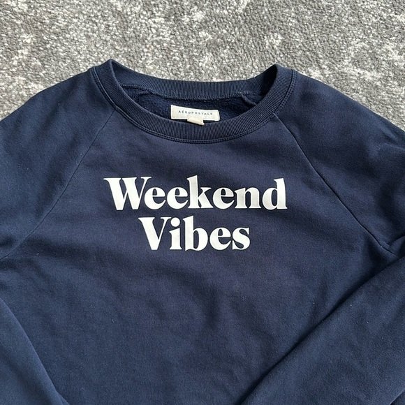 Aeropostale 💚 Weekend Vibes Crewneck - Picture 3 of 6